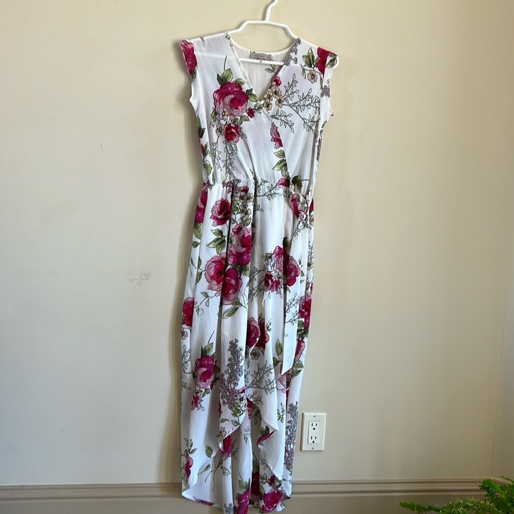 High low dress with beautiful print